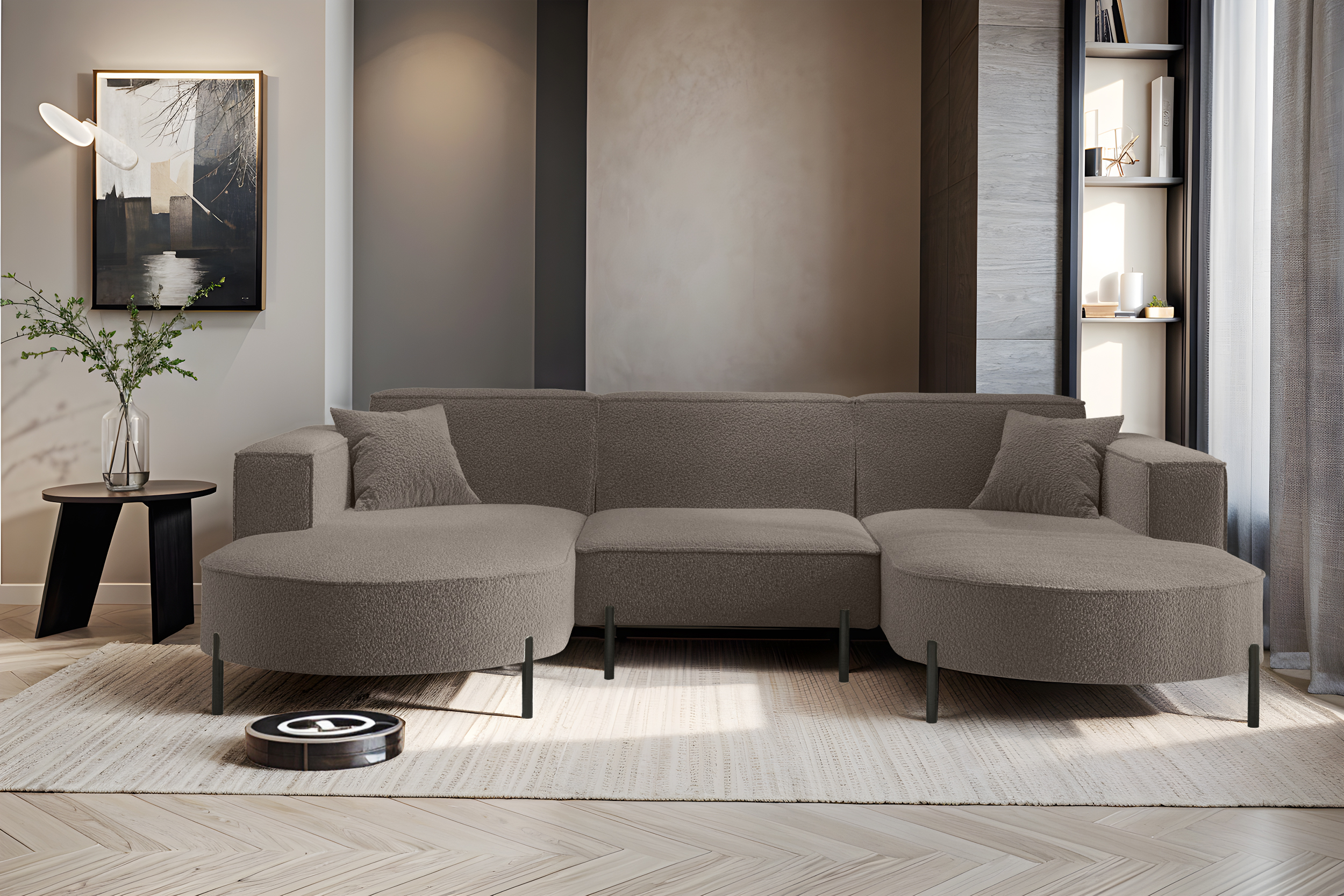 Parma U Hills Ecksofa U-Form